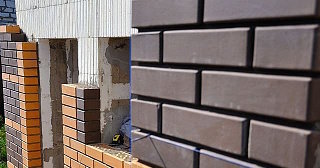 Фасады домов из кирпича в Ногинске: качественная кладка от 1159 рублей