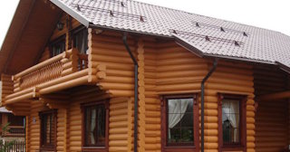 Строительство дома из оцилиндрованного бревна в Ногинске - от 136929 рублей